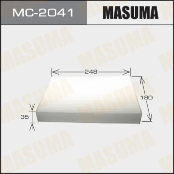 MASUMA MC-2041 - Фільтр, повітря у внутрішній простір autocars.com.ua