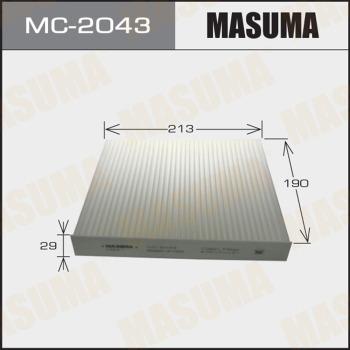 MASUMA MC-2043 - Фільтр, повітря у внутрішній простір autocars.com.ua