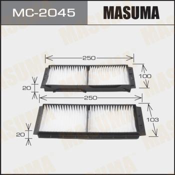 MASUMA MC-2045 - Фільтр, повітря у внутрішній простір autocars.com.ua
