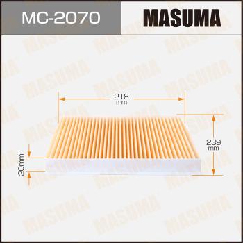 MASUMA MC-2070 - Фільтр, повітря у внутрішній простір autocars.com.ua