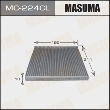 MASUMA MC-224CL - Фільтр, повітря у внутрішній простір autocars.com.ua