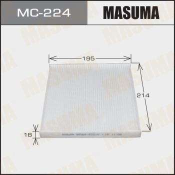 MASUMA MC-224 - Фільтр, повітря у внутрішній простір autocars.com.ua