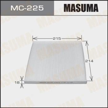 MASUMA MC-225 - Фильтр салона AC-102E MC225 MASUMA autocars.com.ua