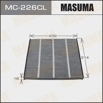 MASUMA MC-226CL - Фільтр, повітря у внутрішній простір autocars.com.ua