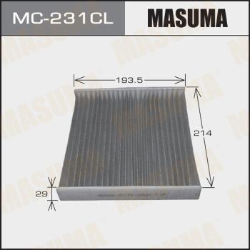 MASUMA MC-231CL - Фільтр, повітря у внутрішній простір autocars.com.ua