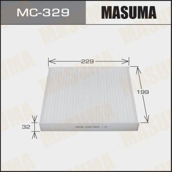 MASUMA MC-329 - Фільтр, повітря у внутрішній простір autocars.com.ua