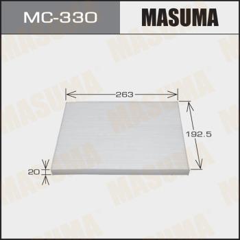 MASUMA MC-330 - Фільтр, повітря у внутрішній простір autocars.com.ua