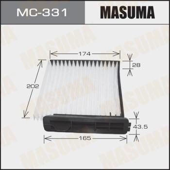 MASUMA MC-331 - Фільтр, повітря у внутрішній простір autocars.com.ua