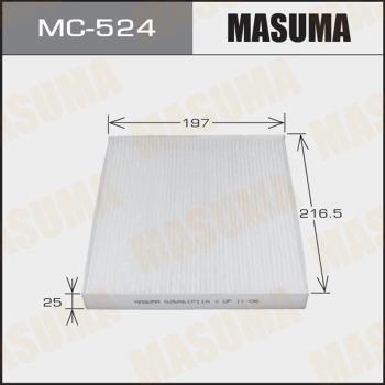 MASUMA MC-524 - Фільтр, повітря у внутрішній простір autocars.com.ua