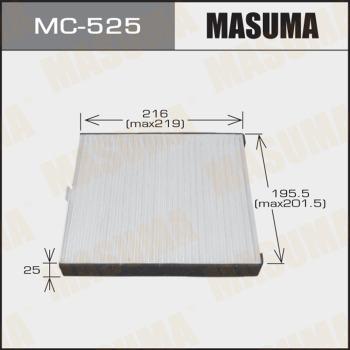 MASUMA MC-525 - Фільтр, повітря у внутрішній простір autocars.com.ua