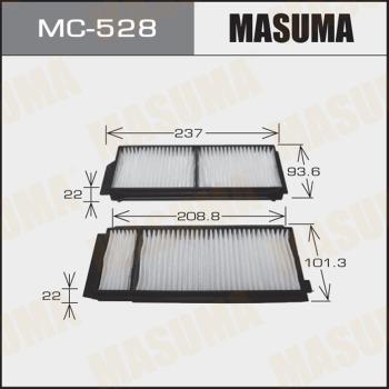 MASUMA MC-528 - Фільтр, повітря у внутрішній простір autocars.com.ua