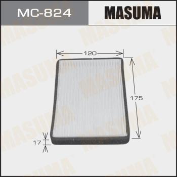 MASUMA MC-824 - Фільтр, повітря у внутрішній простір autocars.com.ua