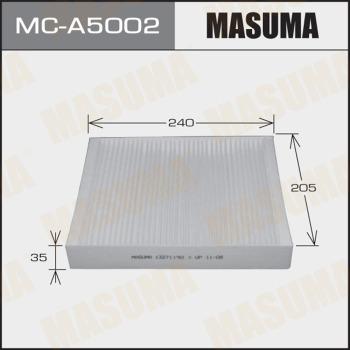 MASUMA MC-A5002 - Фільтр, повітря у внутрішній простір autocars.com.ua