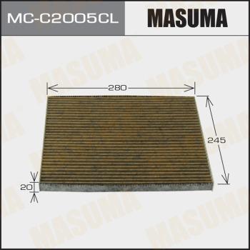 MASUMA MC-C2005CL - Фільтр, повітря у внутрішній простір autocars.com.ua