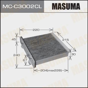 MASUMA MC-C3002CL - Фільтр, повітря у внутрішній простір autocars.com.ua