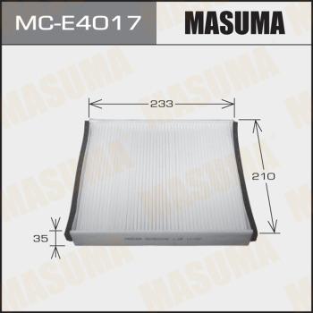 MASUMA MC-E4017 - Фільтр, повітря у внутрішній простір autocars.com.ua