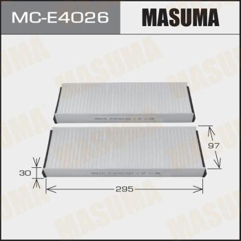 MASUMA MC-E4026 - Фільтр, повітря у внутрішній простір autocars.com.ua