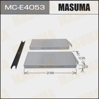 MASUMA MC-E4053 - Фільтр, повітря у внутрішній простір autocars.com.ua