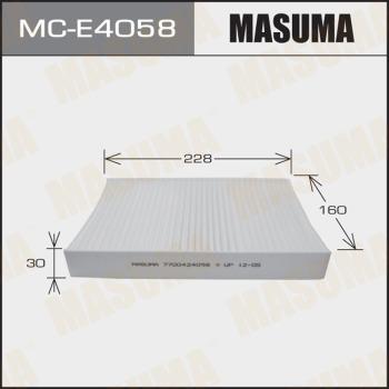 MASUMA MC-E4058 - Фільтр, повітря у внутрішній простір autocars.com.ua