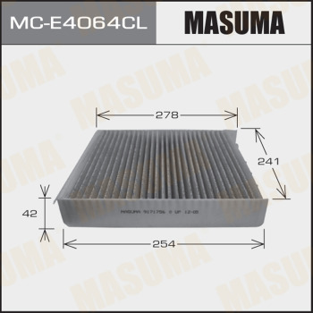 MASUMA MC-E4064CL - Фильтр воздуха в салоне avtokuzovplus.com.ua