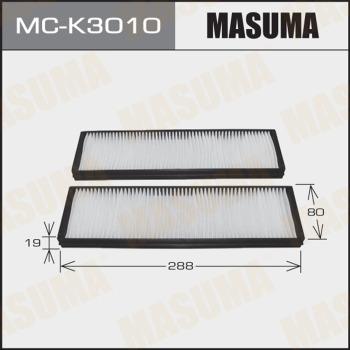 MASUMA MC-K3010 - Фільтр, повітря у внутрішній простір autocars.com.ua