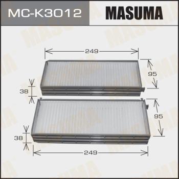 MASUMA MC-K3012 - Фільтр, повітря у внутрішній простір autocars.com.ua