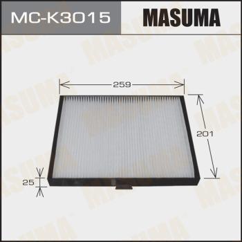 MASUMA MC-K3015 - Фільтр, повітря у внутрішній простір autocars.com.ua