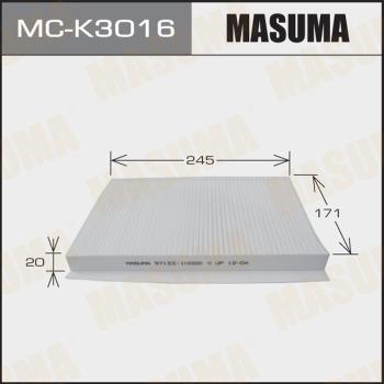 MASUMA MC-K3016 - Фільтр, повітря у внутрішній простір autocars.com.ua