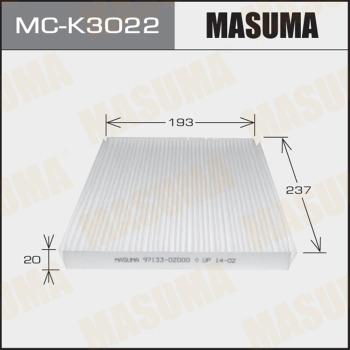 MASUMA MC-K3022 - Фільтр, повітря у внутрішній простір autocars.com.ua
