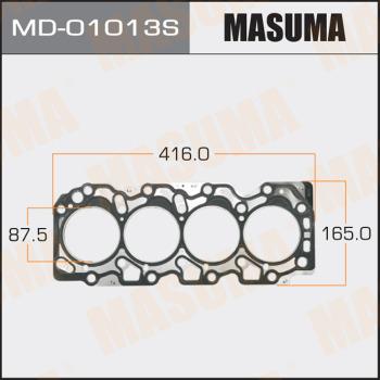 MASUMA MD-01013S - Прокладка, головка циліндра autocars.com.ua