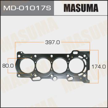 MASUMA MD-01017S - Прокладка, головка цилиндра avtokuzovplus.com.ua