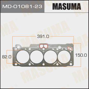 MASUMA MD-01081-23 - Прокладка, головка циліндра autocars.com.ua