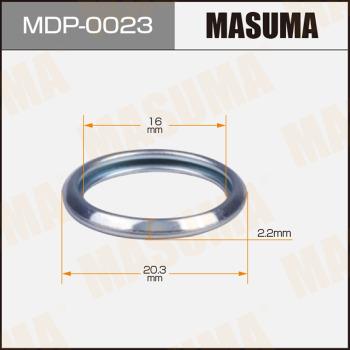 MASUMA MDP-0023 - Уплотнительное кольцо, резьбовая пробка маслосливного отверстия avtokuzovplus.com.ua