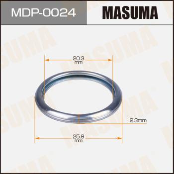 MASUMA MDP-0024 - Уплотнительное кольцо, резьбовая пробка маслосливного отверстия avtokuzovplus.com.ua