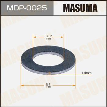 MASUMA MDP-0025 - Уплотнительное кольцо, резьбовая пробка маслосливного отверстия avtokuzovplus.com.ua