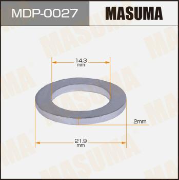 MASUMA MDP-0027 - Уплотнительное кольцо, резьбовая пробка маслосливного отверстия avtokuzovplus.com.ua