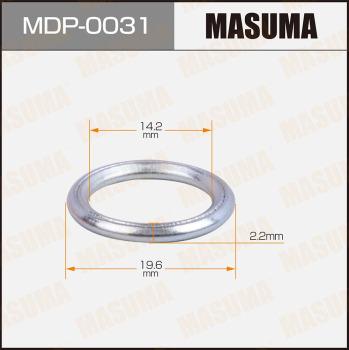 MASUMA MDP-0031 - Уплотнительное кольцо, резьбовая пробка маслосливного отверстия avtokuzovplus.com.ua
