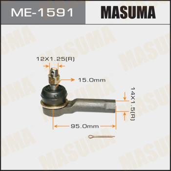 MASUMA ME-1591 - Наконечник рульової тяги, кульовий шарнір autocars.com.ua