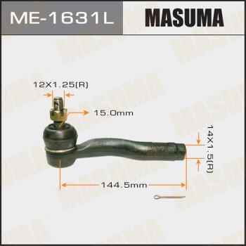 MASUMA ME-1631L - Наконечник рульової тяги, кульовий шарнір autocars.com.ua