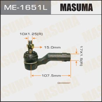 MASUMA ME-1651L - Наконечник рулевой тяги, шарнир avtokuzovplus.com.ua