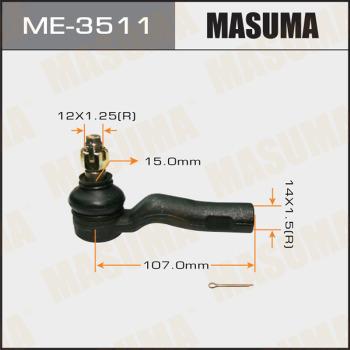 MASUMA ME-3511 - Наконечник рульової тяги, кульовий шарнір autocars.com.ua