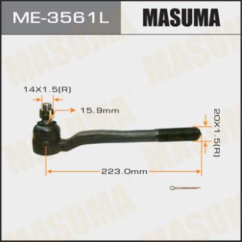 MASUMA ME-3561L - Наконечник рульової тяги, кульовий шарнір autocars.com.ua