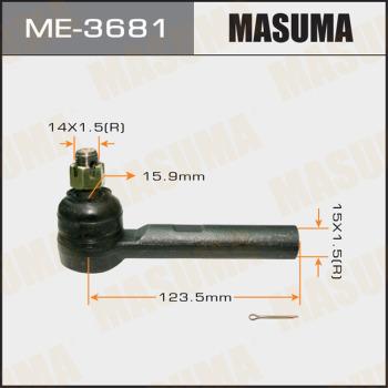 MASUMA ME-3681 - Наконечник рулевой тяги, шарнир avtokuzovplus.com.ua