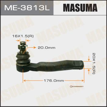 MASUMA ME-3813L - Наконечник рульової тяги, кульовий шарнір autocars.com.ua