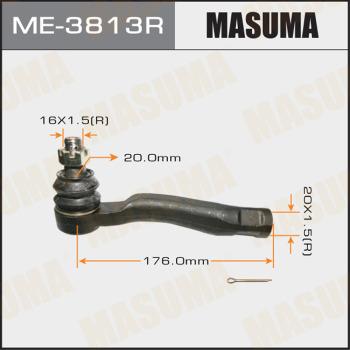 MASUMA ME-3813R - Наконечник рулевой тяги, шарнир autodnr.net
