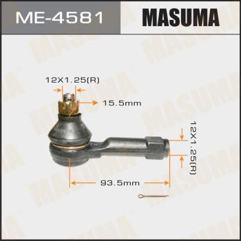 MASUMA ME-4581 - Наконечник рульової тяги, кульовий шарнір autocars.com.ua