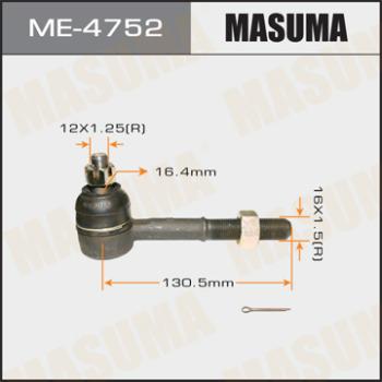 MASUMA ME-4752 - Наконечник рульової тяги, кульовий шарнір autocars.com.ua