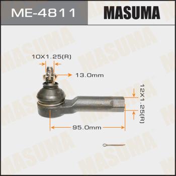 MASUMA ME-4811 - Наконечник рульової тяги, кульовий шарнір autocars.com.ua