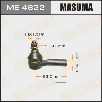 MASUMA ME-4832 - Наконечник рулевой тяги, шарнир avtokuzovplus.com.ua