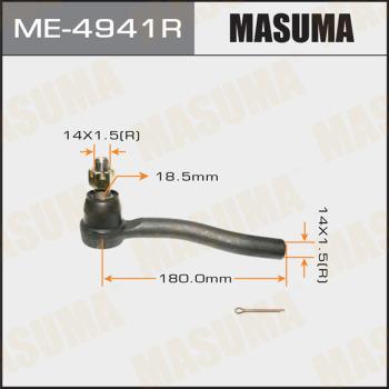 MASUMA ME-4941R - Наконечник рульової тяги, кульовий шарнір autocars.com.ua